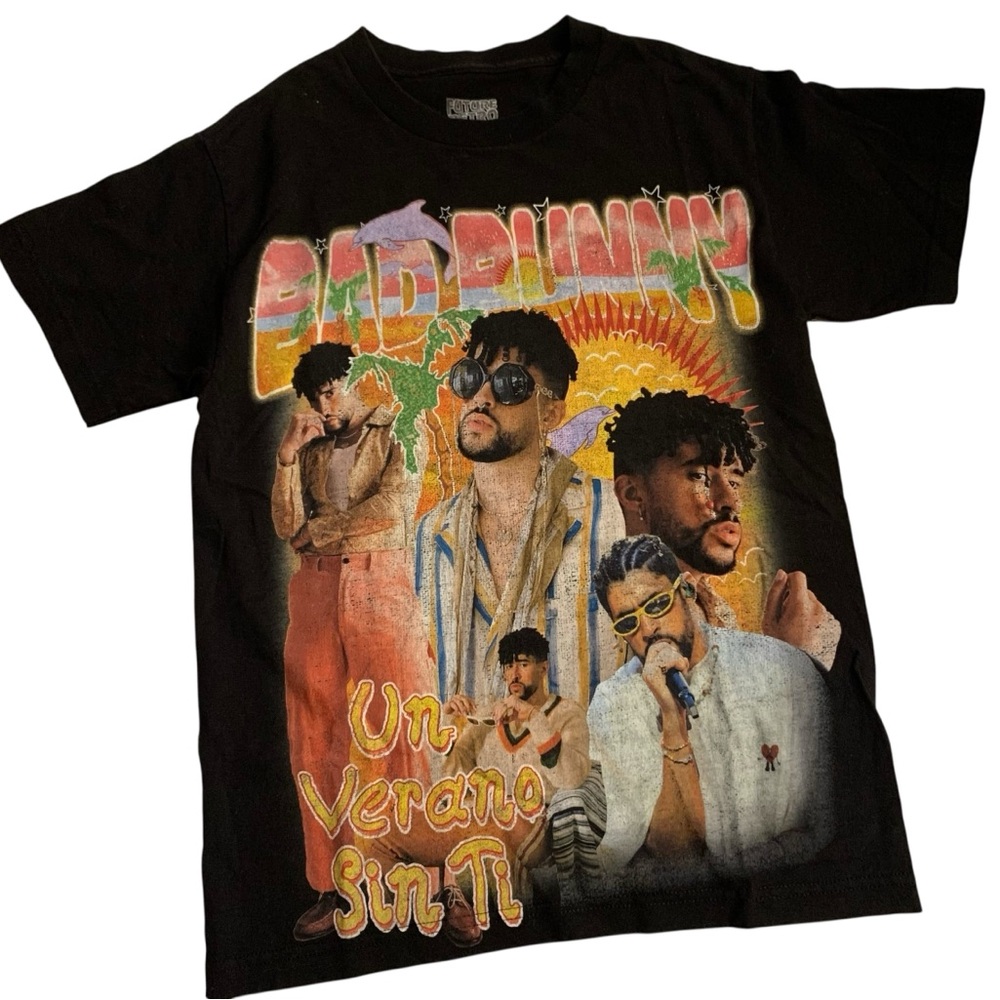 Bad Bunny Graphic T-shirt Small